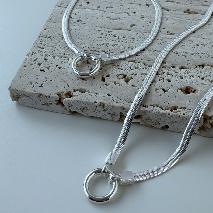 Bold Circle Sieradenset - 925 zilver