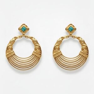 Ara oorbellen Turquoise