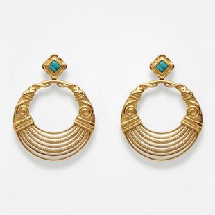 Ara oorbellen Turquoise