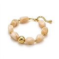 Bold Beads Bracelet - Soft Ivory