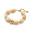 Bold Beads Bracelet - Soft Ivory