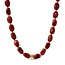 Bold Beads Necklace - Deep Red
