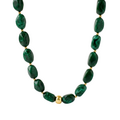 Bold Beads Necklace - Emarald Green