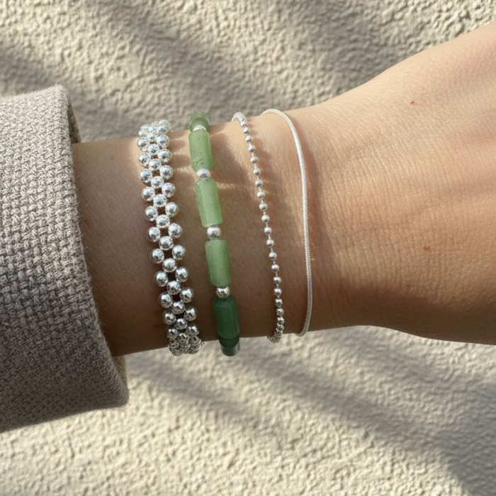 Dual Glow armband - 925 zilver