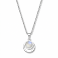 Lunara Moonstone ketting- 925 zilver