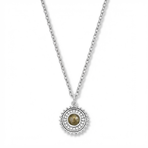 Ketting Flower Labradorite - 925 zilver