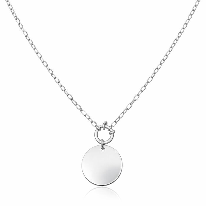 Pure Coin ketting - zilver