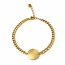 Bold Coin armband - goud