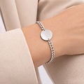 Bold Coin armband - zilver