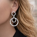 Flow hoops - zilver