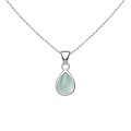 Ketting Aquamarijn - 925 zilver