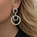 Flow hoops - zilver