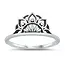 Mandala ring - 925 zilver
