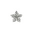 Flower stud CZ - 925 zilver