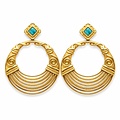 Ara oorbellen Turquoise