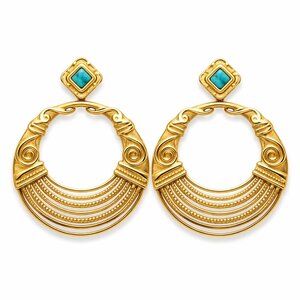 Ara oorbellen Turquoise