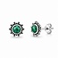 Oorknopjes Sun Turquoise - 925 zilver