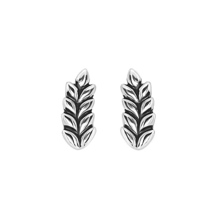 Veer oorknopjes - 925 zilver