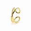 Earcuff twist - goud