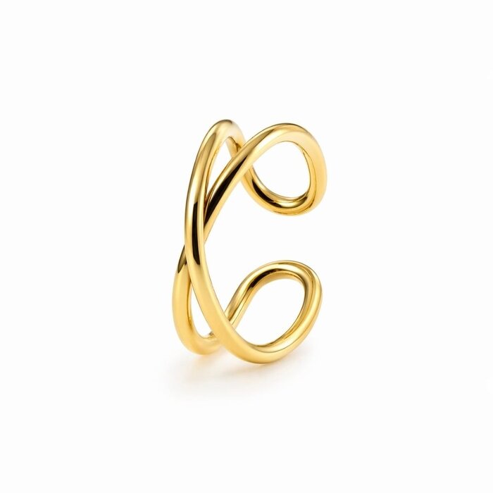 Earcuff twist - goud