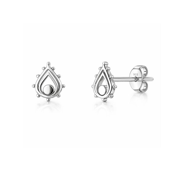 Oorknopjes Sunset - 925 zilver