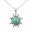 Turquoise Sun ketting - 925 zilver