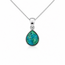 Ketting Turquoise Drop - 925 zilver