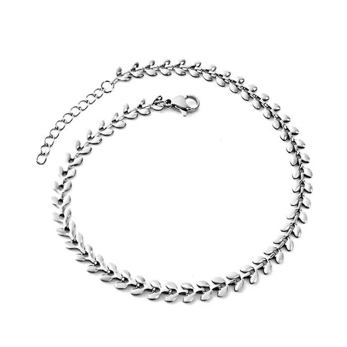 Soleil enkelbanje - zilver