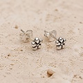 Boho oorknopjes Flor - 925 zilver