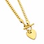 Chunky Heart Necklace - goud
