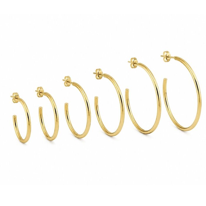 Set oorringen - Stainless steel