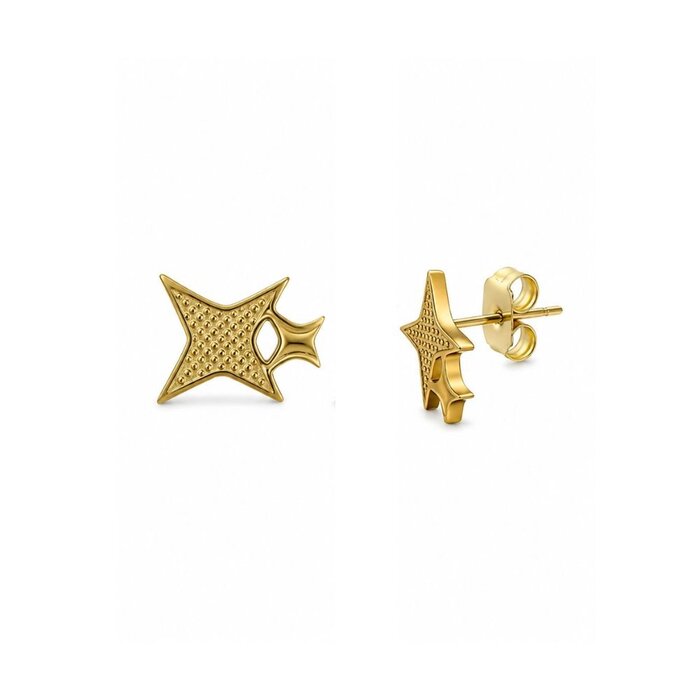 Star studs - stainless steel