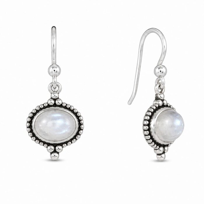 Moonstone earrings - 925 zilver