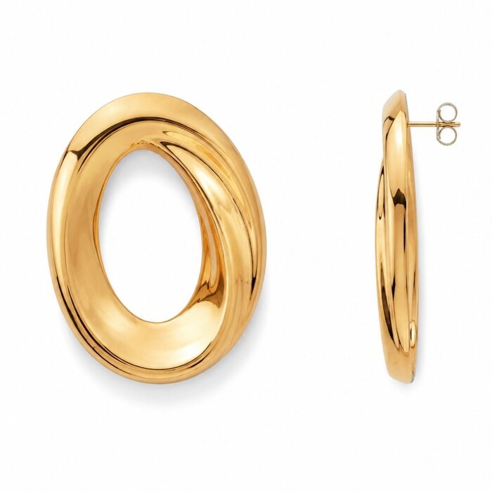 Big Hoops - stainless steel