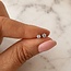 ZIrkonia oorknopjes - 925 zilver