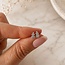 Zirkonia studs - 925 zilver