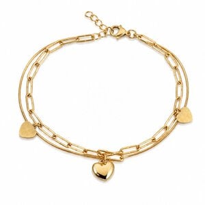 Hart armband - stainless steel