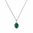 Ketting Green Chalcedony - 925 zilver