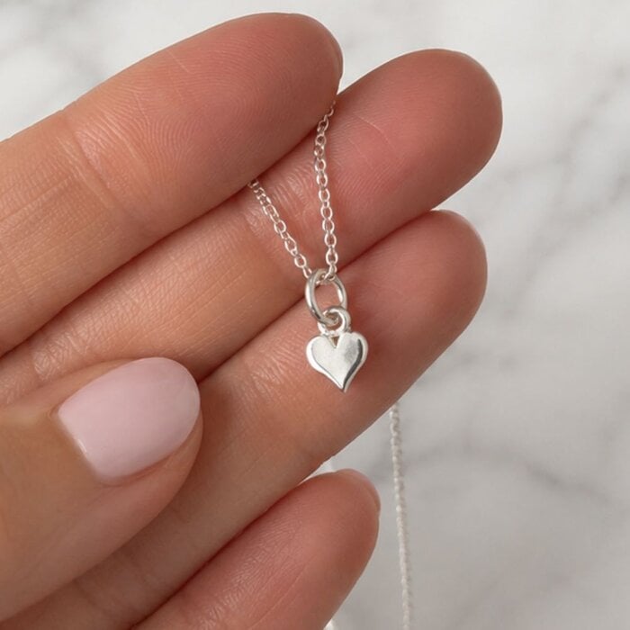 Hartjes ketting - 925 zilver