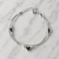 Armband hartjes - 925 zilver