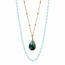 Ketting layered goud