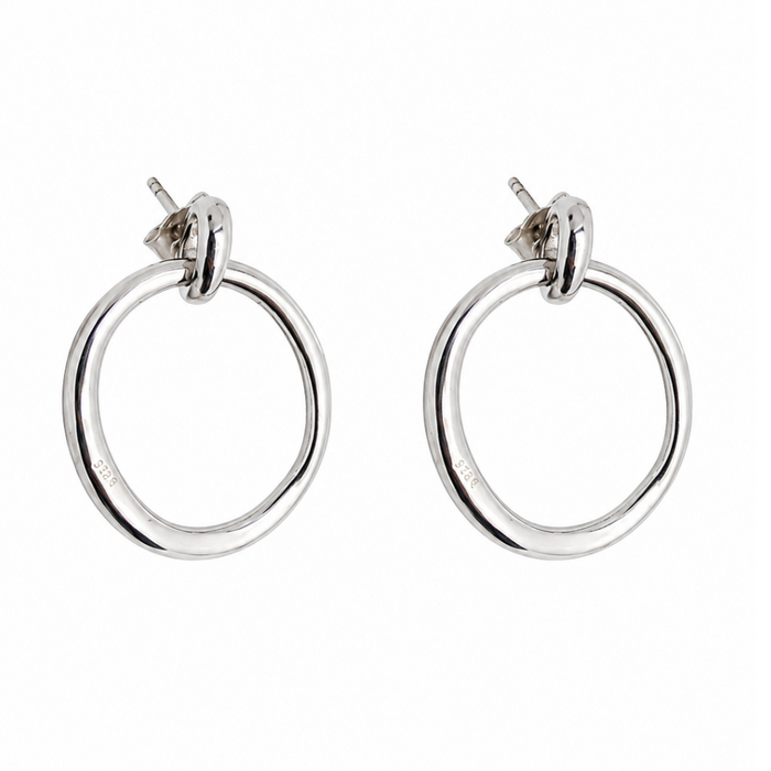 Oorbellen Rounds 925 zilver