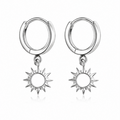 Huggie Sun oorbellen 925 zilver