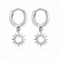 Huggie Sun oorbellen 925 zilver