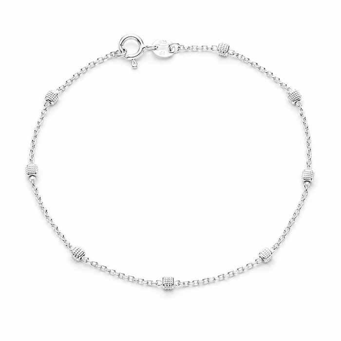 Armband bolletjes 925 zilver