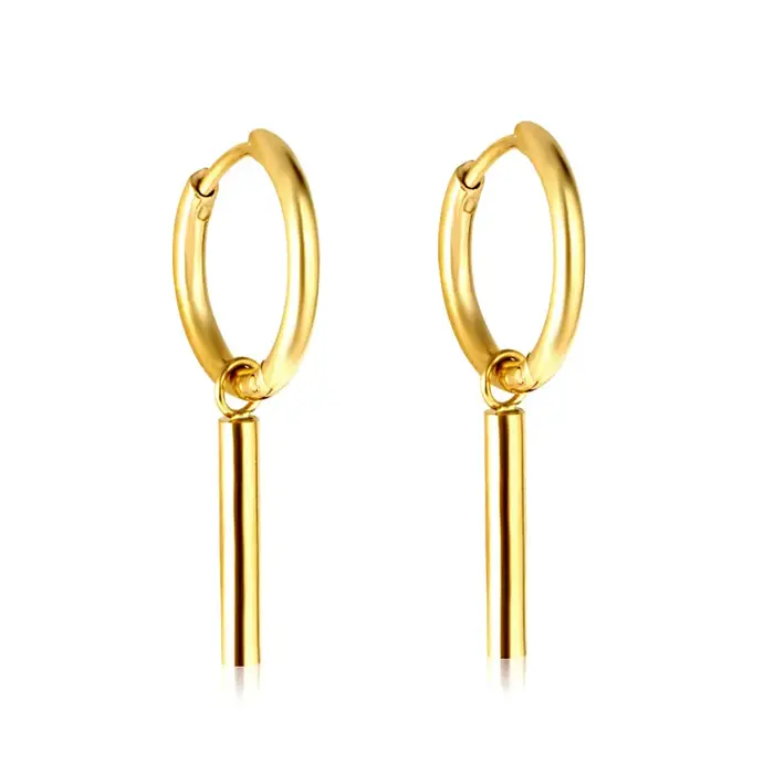 Oorbellen Bar - Goud