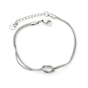 Friendship bracelet zilver