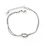 Friendship bracelet zilver
