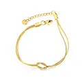 Friendship bracelet goud