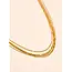 Ketting layers goud